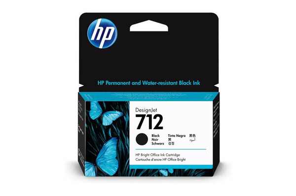 HP 712 (3ED70A) 38ml Black Tusz Oryginalny