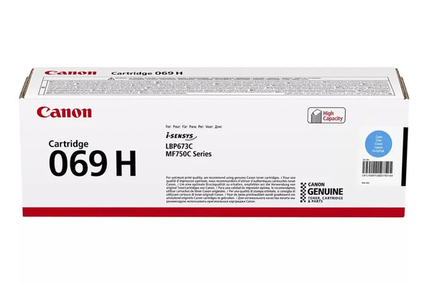 Canon CRG069H, CRG-069H, 5097C002 5,5k Cyan do Canon i-SENSYS MF750 MF752Cdw MF754Cdw LBP673Cdw Toner Oryginalny