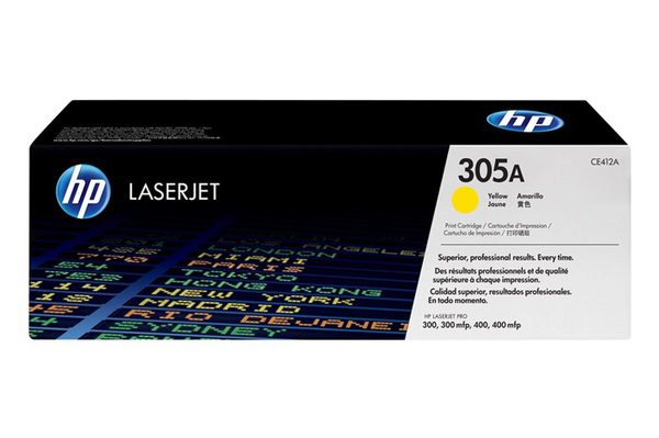 HP 305A CE412A 2,6k Yellow do HP LaserJet Pro M351, M375, M451, M475 Toner Oryginalny