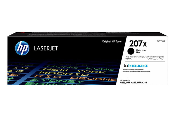 Oryginalny Toner HP 207X W2210X 3,15k Black do HP Color LaserJet Pro M255dw/M255nw/M282nw/M283cdw/M283fdn/M283fdw