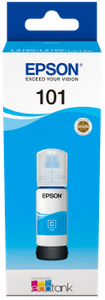 Oryginalny Tusz Epson 101 70ml Cyan do Epson EcoTank L4150 L4160 L4260 L4266 L6260 L6266 L6270 L6276 L14150