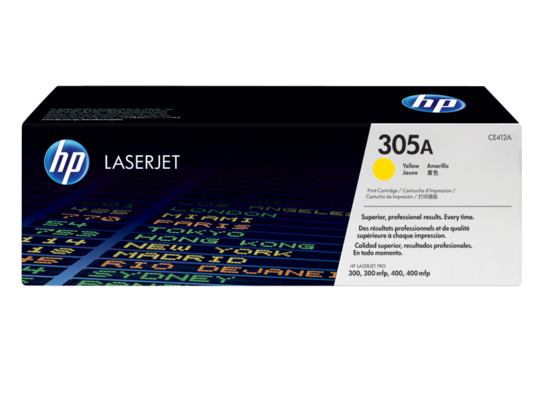 Oryginalny Toner HP 305A CE412A do HP 2.6k Yellow