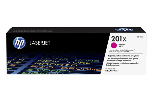 HP 201X CF403X 2,3k Magenta do HP Color LaserJet Pro M252 M277 Toner Oryginalny
