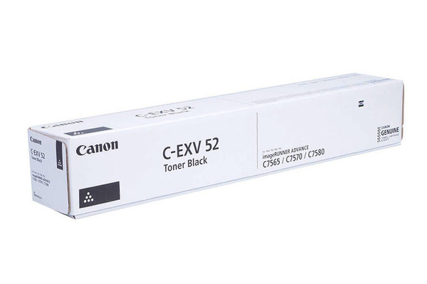 Canon C-EXV52BK, CEXV52BK, 0998C002 82k Black do Canon ADV iR-C7565 iR-C7570 iR-C7580 Toner Oryginalny