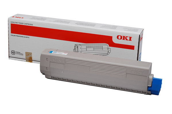 OKI 46490607 6k Cyan do OKI C532 C542 MC563 MC573 Toner Oryginalny