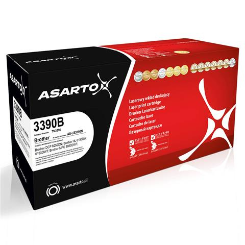 Zgodny Toner Asarto AS-LB3390N zamiennik Brother 3390B | TN3390 | 12k | black