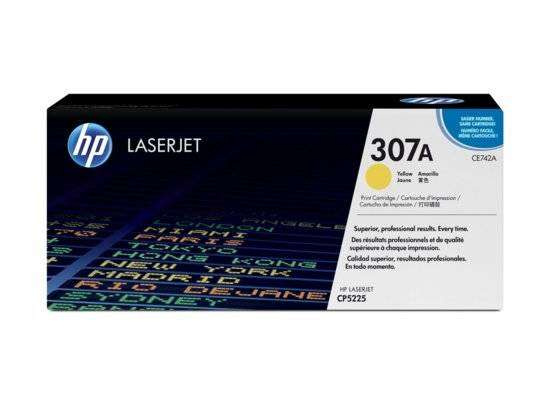 Oryginalny Toner HP 307A CE742A do HP 7.3k Yellow