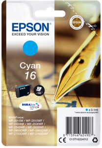 Oryginalny Tusz T1622 do Epson 3.1 ml Cyan