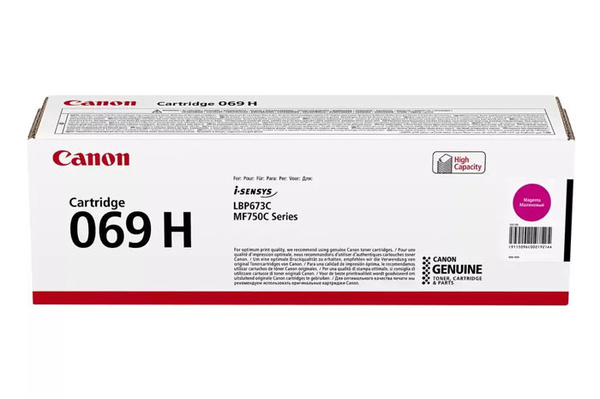Canon CRG069H, CRG-069H, 5096C002 5,5k Magenta do Canon i-SENSYS MF750 MF752Cdw MF754Cdw LBP673Cdw Toner Oryginalny