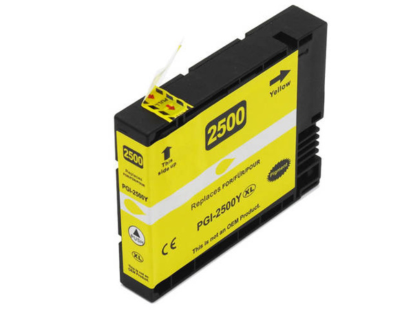 Zgodny tusz Canon PGI-2500XL Yellow 19.3ml do Canon iB4050, MB5050, MB5350 DDPrint Nowy