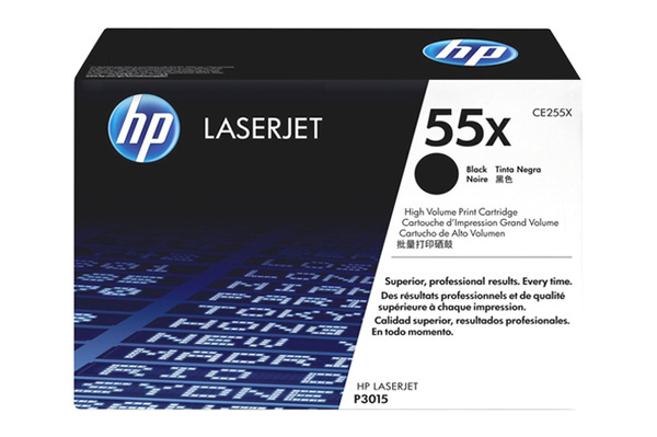 HP 55X CE255X 12,5k Black do HP LaserJet P3015 Toner Oryginalny