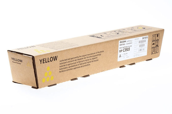 Ricoh 841818 18k Yellow do Ricoh MP-C3003 MP-C3004 MP-C3503 MP-C3504 MP-C4504 MP-C5504 MP-C6004 Toner Oryginalny