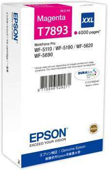 Oryginalny Tusz T7893XXL do Epson 4k Magenta