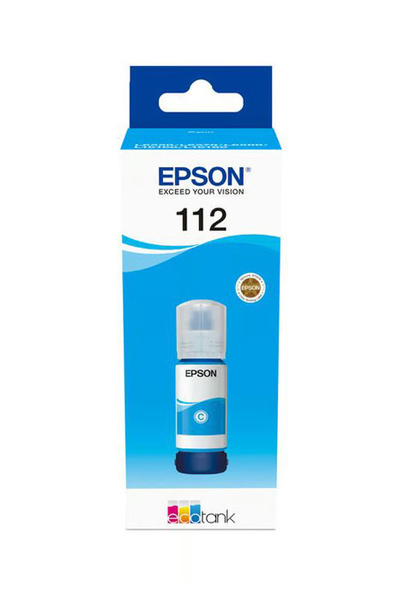 Epson 112 T06C2, C13T06C24A 6k Cyan do Epson EcoTank L6460, L6490, L6550, L6570, L11160, L15150, L15160 L6580, L15180 Tusz Oryginalny