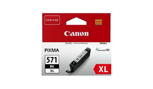 Oryginalny Tusz CLI-571BKXL do Canon 10.8 ml Black do Canon Pixma MG5750/MG5753 MG6850/MG7750 MG7752/TS5050 TS5051/TS5055 TS6050/TS6051 TS6052/TS8050