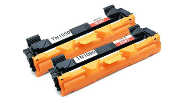 Zgodny Zestaw 2x toner Brother TN1090 Czarny 1.5K do Brother DCP1622-WE DCP-1623WE HL-1222WE HL-1223WE