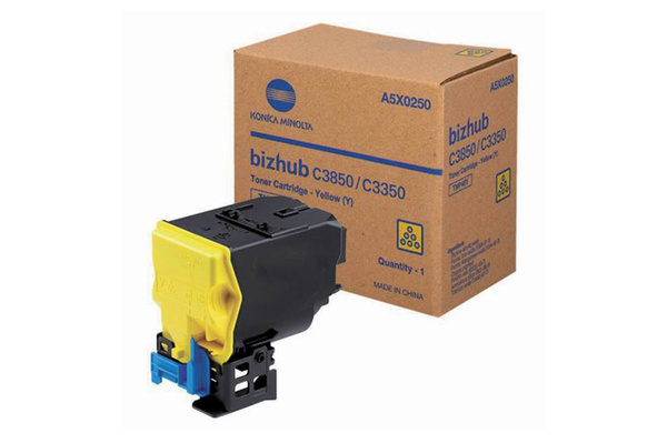 Minolta TNP48Y, TNP-48Y, A5X0250 10k Yellow do Konica Minolta Bizhub C3350, C3850, C3850FS Toner Oryginalny