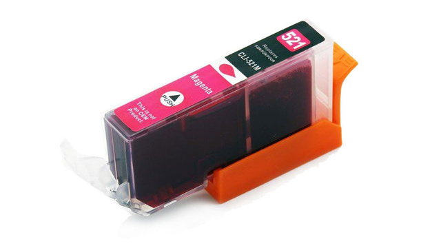 Zamiennik Canon CLI521M 16ml Magenta tusz marki DDPrint do PIXMA MP550 IP3600 IP4600 IP4700