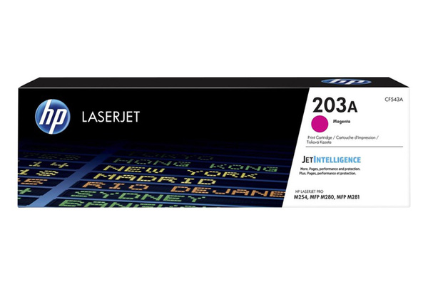 HP 203A CF543A 1,3k Magenta do HP Color LaserJet M254 M280 M281 Toner Oryginalny