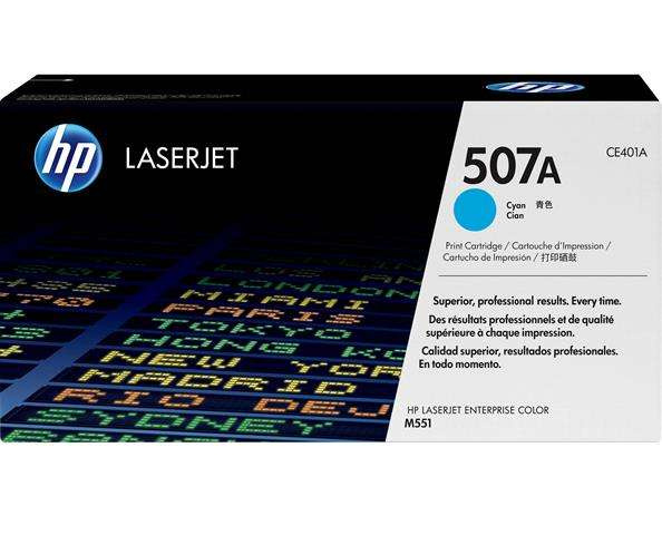 HP Toner nr 507A CE401A Cyan 6K