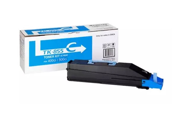 Kyocera TK-855C (1T02H7CEU0) 18k Cyan do Kyocera Taskalfa 400ci, 500ci, 552ci Toner Oryginalny