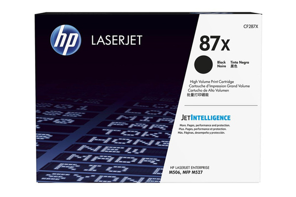 HP 87X CF287X 18k Black do HP LaserJet Enterprise M501 M506 M527 Toner Oryginalny