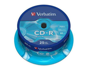 Verbatim CD-R 52x 700MB 25p cake box