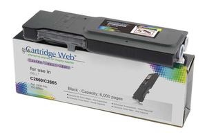 Zamiennik Dell 593-BBBU 6k Black toner marki Cartridge Web do Dell C2660dn C2665dnf