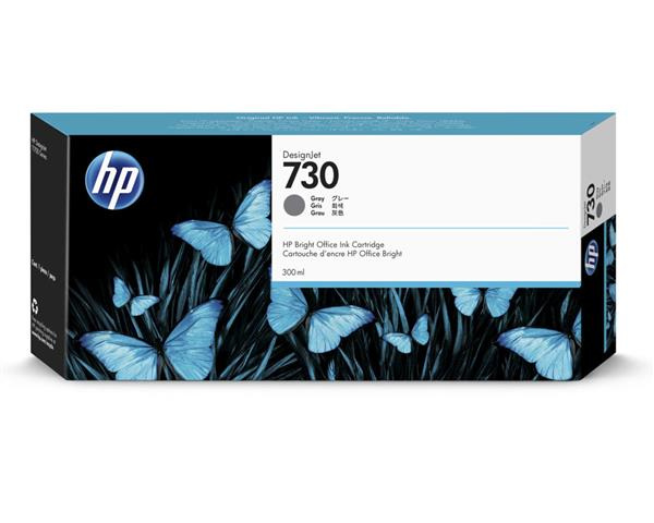 HP Tusz nr 730 P2V72A Gray 300 ml