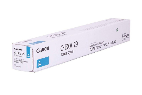 Canon C-EXV29C, CEXV29C, 2794B002 27k Cyan do Canon iR-C5030, iR-C5035, iR-C5235, iR-C5240 Toner Oryginalny