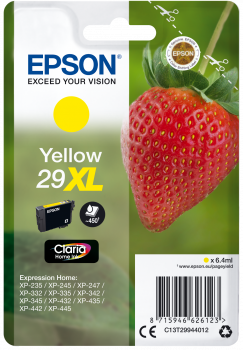 Oryginalny Tusz 29XL do Epson 6.4 ml Yellow