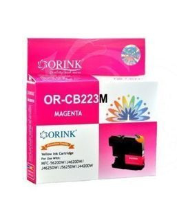 Zamiennik Brother LC223 10ml Magenta tusz marki Orink do J4120dw J562dw J4420dw J4620dw J5320dw J5620dw J5720dw