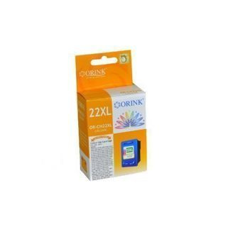 Zamiennik HP 22 C9352CE Color 18ml. tusz marki Orink do HP Deskjet 3920 3930 3940 D1360 D1560 D2330 D2460 F2110 F2120 F2128 F2140 F2179 F310 F325 F350 F375 F379 All-in-One F4140 OfficeJet 4315