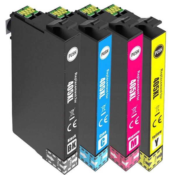 Zgodny Komplet tusze Epson 405XL CMYK do Epson WF3820 WF3825 WF4820 WF4825 WF4830 WF7830 WF7835 WF7840 DDPrint Nowy