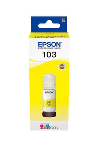 Epson 103 (T00S4, C13T00S44A) 7,5k Yellow do EPSON EcoTank L3160 L3150 L3110 L3210 L3251 L3256 Tusz Oryginalny