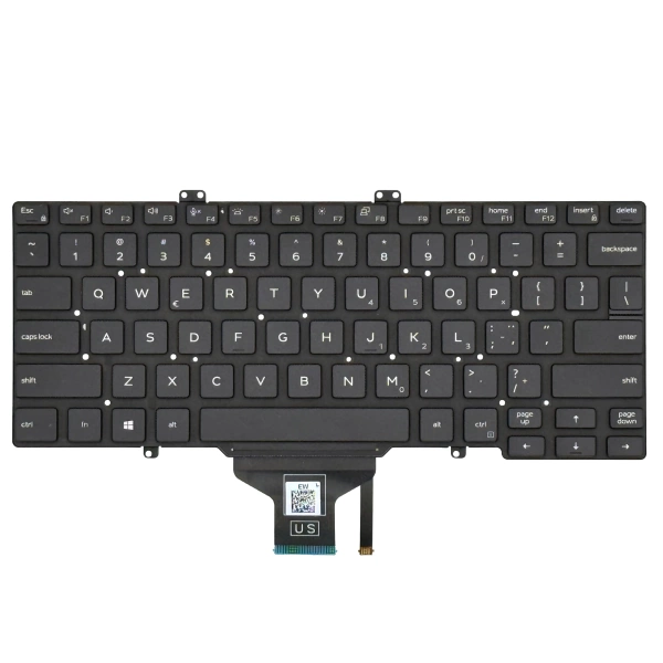 Klawiatura podświetlana do Dell Latitude 7400 5400 5410 5411 (bez trackpoint) / 0RY5RF, RY5RF