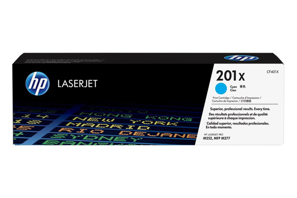 HP 201X CF401X 2,3k Cyan do HP Color LaserJet Pro M252 M277 Toner Oryginalny