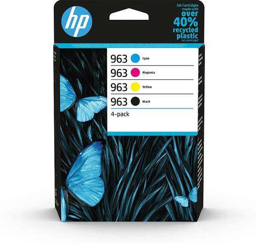 Oryginalny zestaw Tuszy HP 963 do HP 3x 10.7 ml / 24 ml CMYK