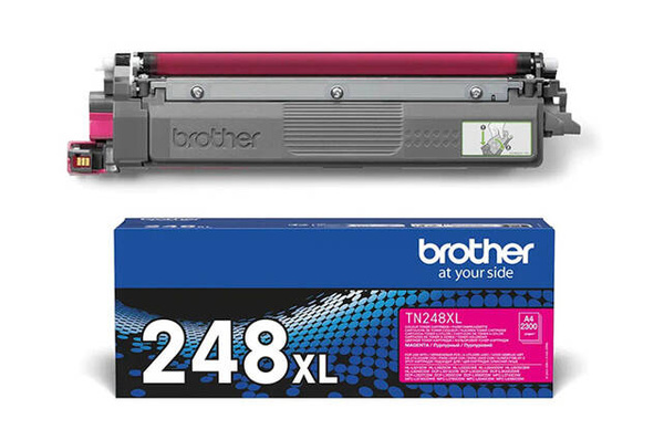 Oryginalny Brother TN248 XL M TN-248 XLM 2,3k Magenta toner marki Brother do DCP-L3550 L3560