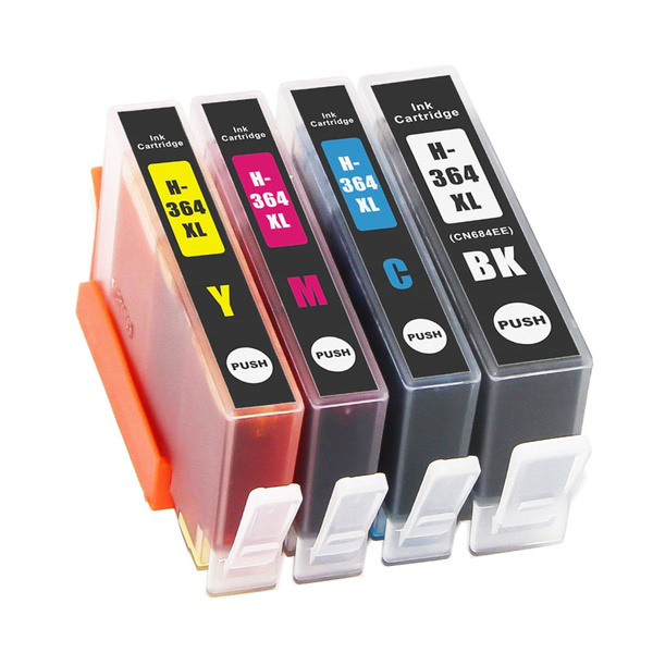 Zgodny z HP 364XL CMYK komplet tuszy do HP DESKJET 3520 / PHOTOSMART 5524 5510 5520