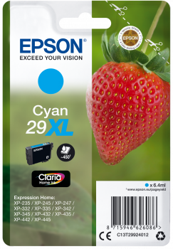 Oryginalny Tusz 29XL do Epson 6.4 ml Cyan