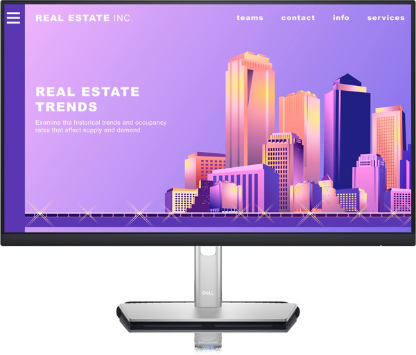 Monitor Dell P2422H – 24″ IPS, FHD, USB 3.2, pivot - Poleasingowy