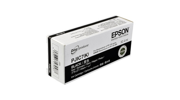 Epson PJICJ7 C13S020693 2 szt. x 32,2ml Black do Epson Discproducer PP100 PP50 Tusz Oryginalny